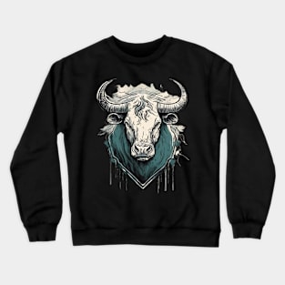 Evil cow Crewneck Sweatshirt